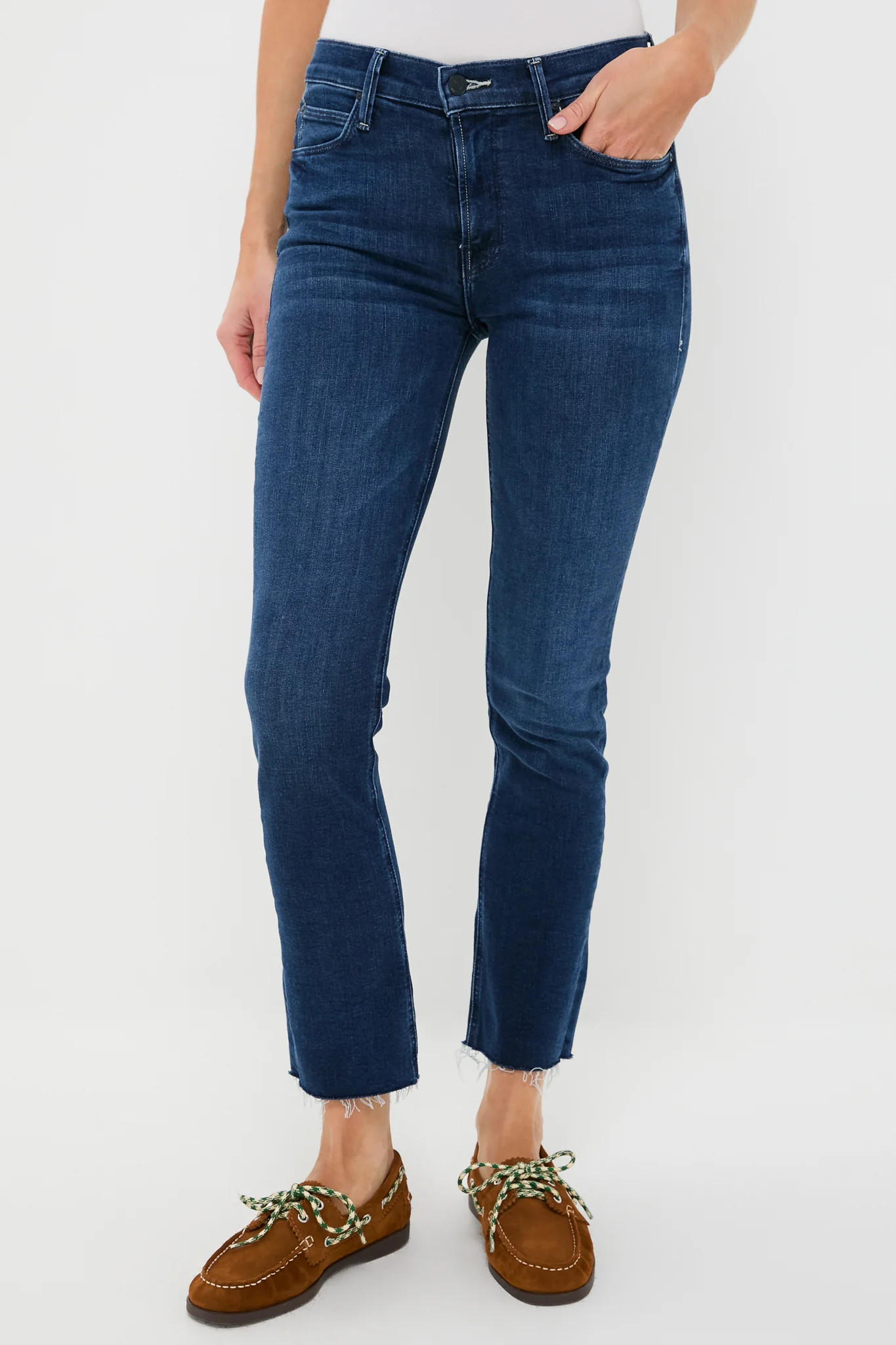 Fancy Meeting You Here The Mid Rise Dazzler Ankle Fray | Tuckernuck (US)