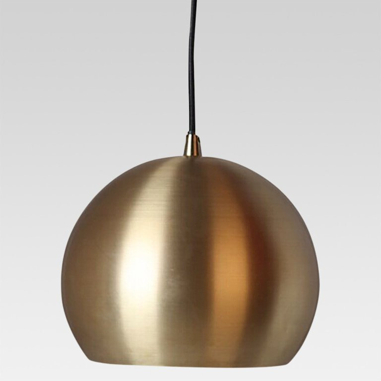 Project 62 Span Metal Globe Pendant Ceiling Light Brass with 110V Plug | Walmart (US)