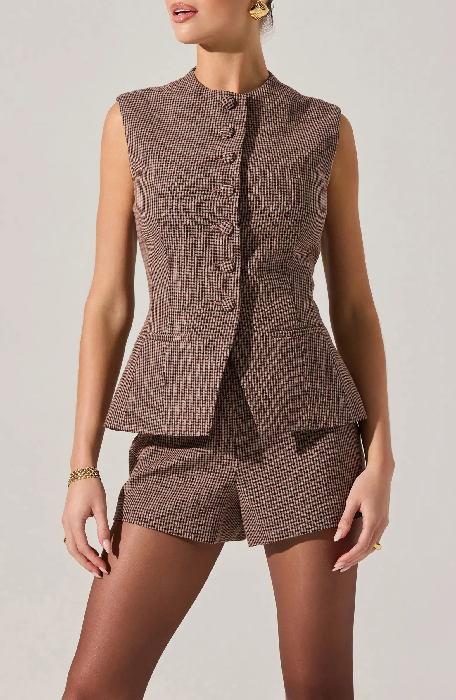 Giselle Check Vest | Nordstrom