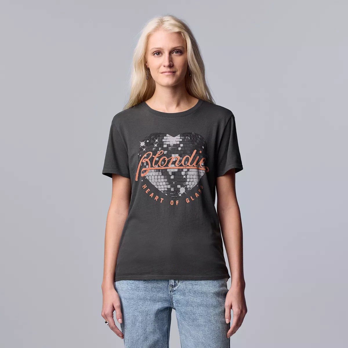 Women's Simply Vera Vera Wang Blondie Graphic Band Tee | Kohl's