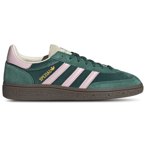 adidas Originals Womens adidas Originals Handball Spezial - Womens Shoes Clear Pink/Collegiate Green/Cream Size 07.5 | Foot Locker (US)