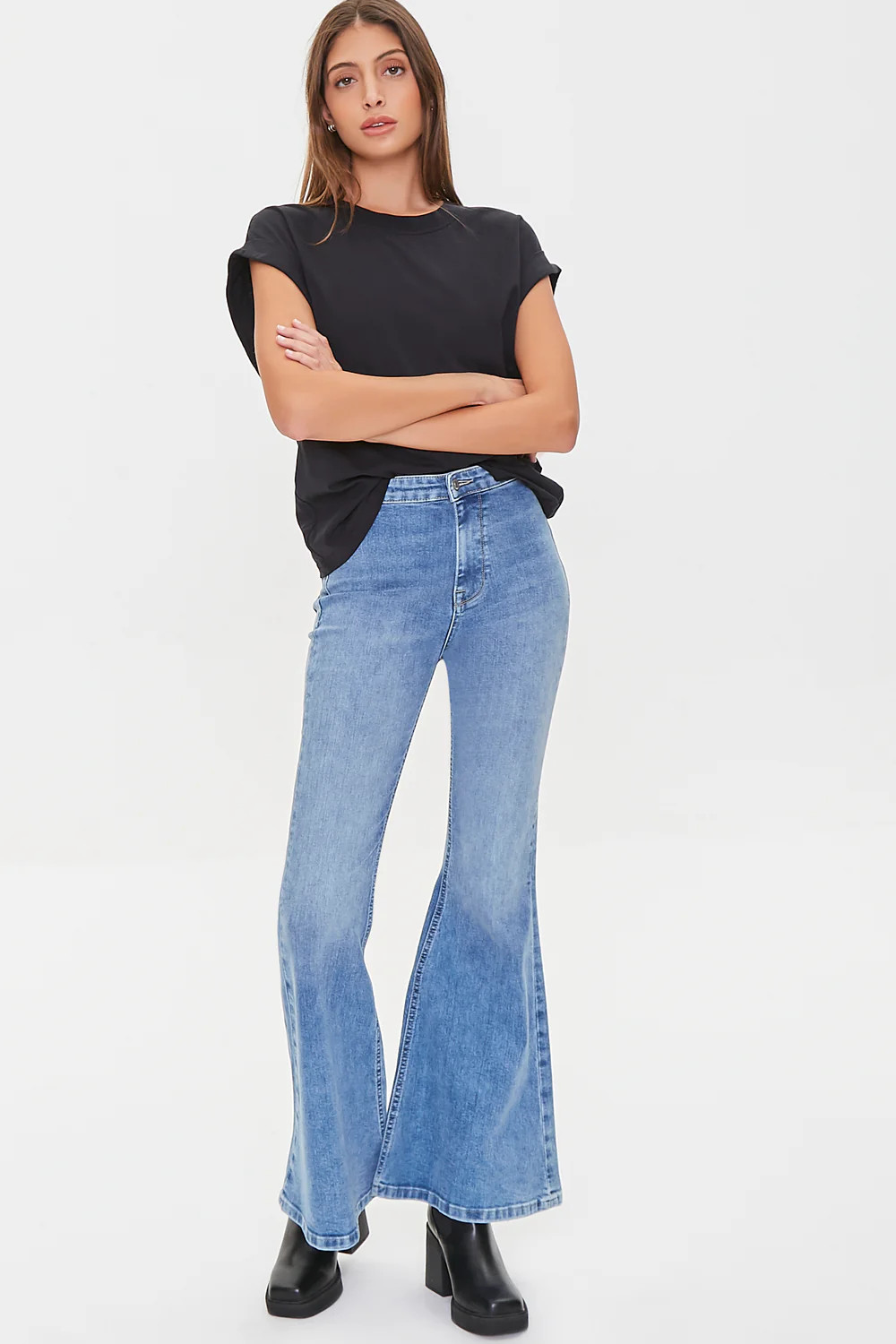 Faded Flare Jeans
– Forever 21 | Forever 21 CA