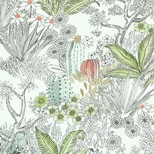 Wudnaye Floral Wallpaper Peel and Stick Wallpaper Floral Contact Paper 17.7 inch × 196.8 inch Vintag | Amazon (US)