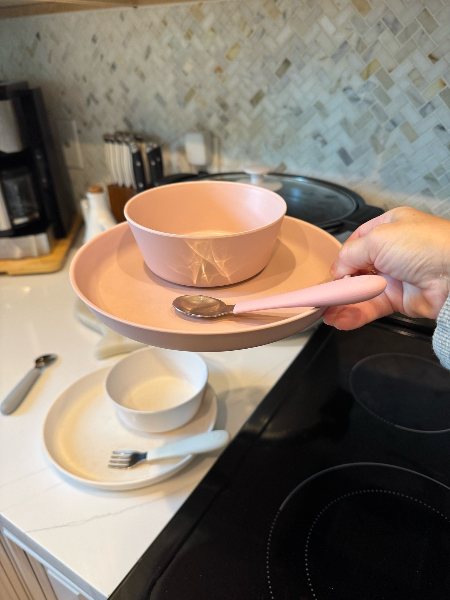 Best alternative to plastic! Silicone never lasts for me but these bamboo plates and bowls are incredible!