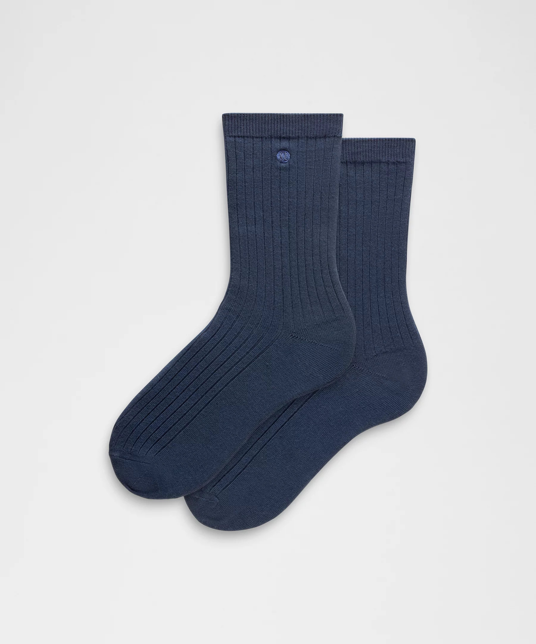 Unisex Ribbed Cotton-Blend Crew Socks | lululemon (CA)