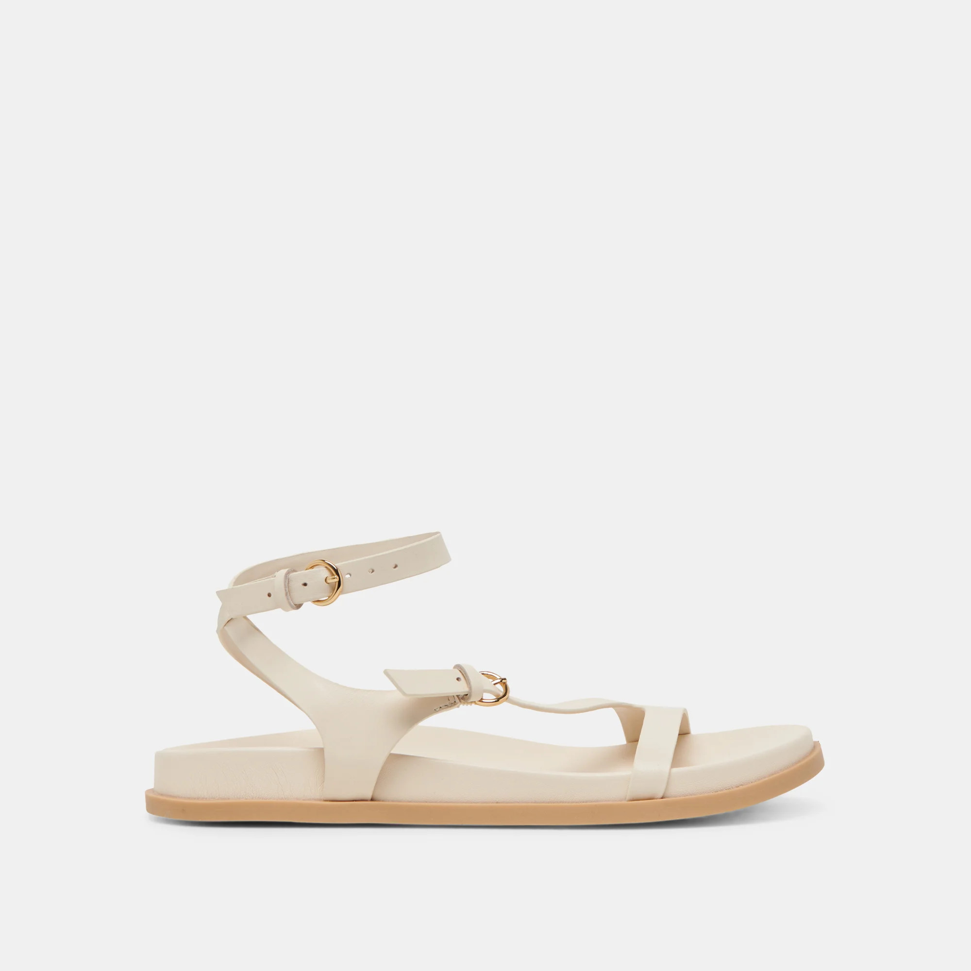 DARLIS SANDALS BONE LEATHER | DolceVita.com
