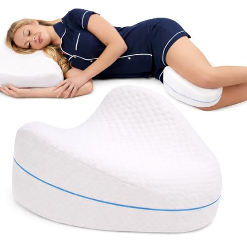Contour Legacy Leg & Knee Foam Support Pillow for Side Sleepers Soothing Relief for Back, Hips, Knees, Joints, Nerves & Muscles | Amazon (US)