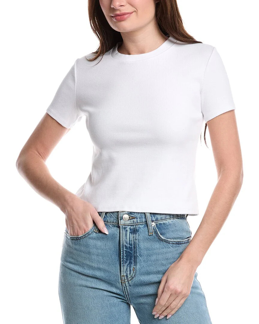 perfectwhitetee Ribbed T-Shirt | Shop Simon