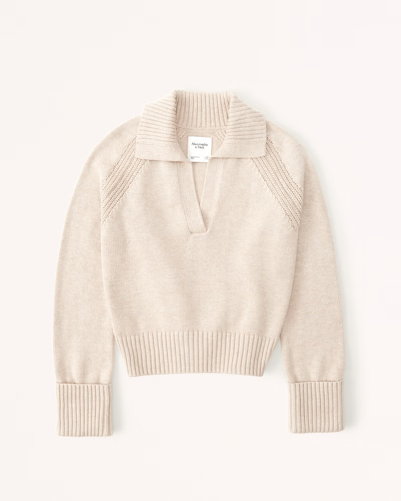 Notch-Neck Sweater | Abercrombie & Fitch (US)