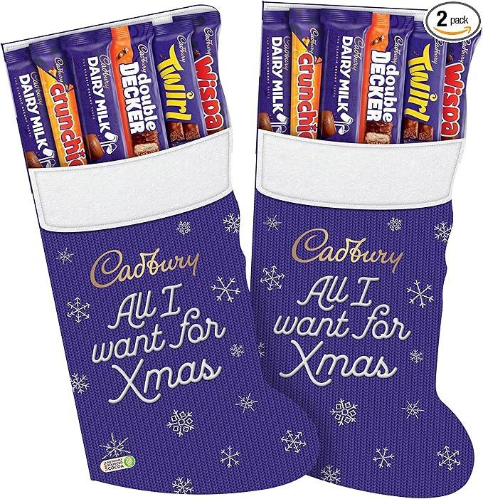 Cadbury Christmas Stocking Selection Box (Pack of 2) | Amazon (UK)
