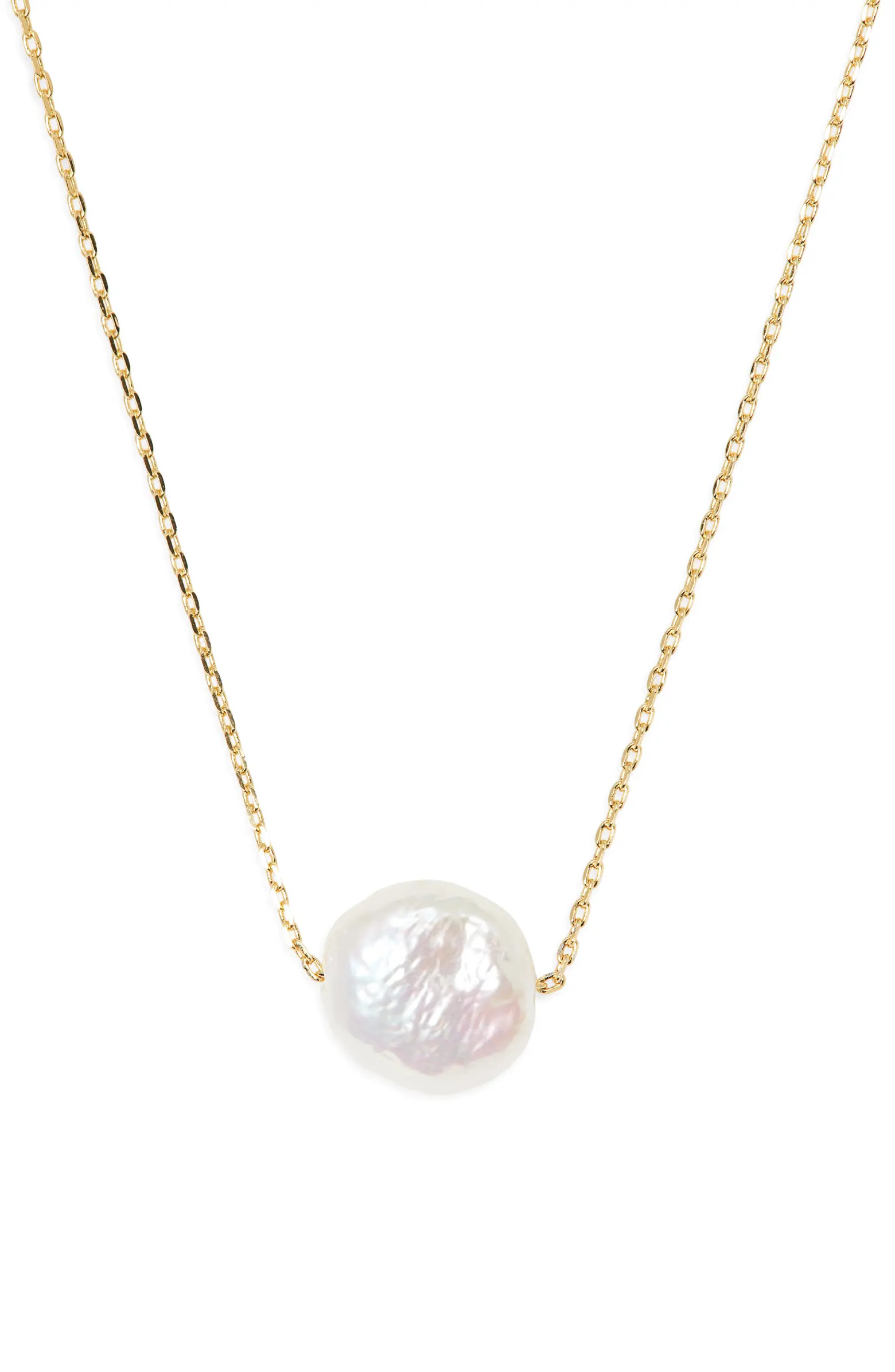 Nordstrom Demi Fine Baroque Pearl Pendant Necklace | Nordstrom | Nordstrom