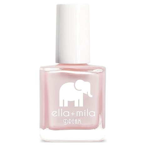 ella+mila Dream Collection - My Fantasy Fast Drying Nail Polish - Pearly Pale Pink Vegan Nail Pol... | Amazon (US)