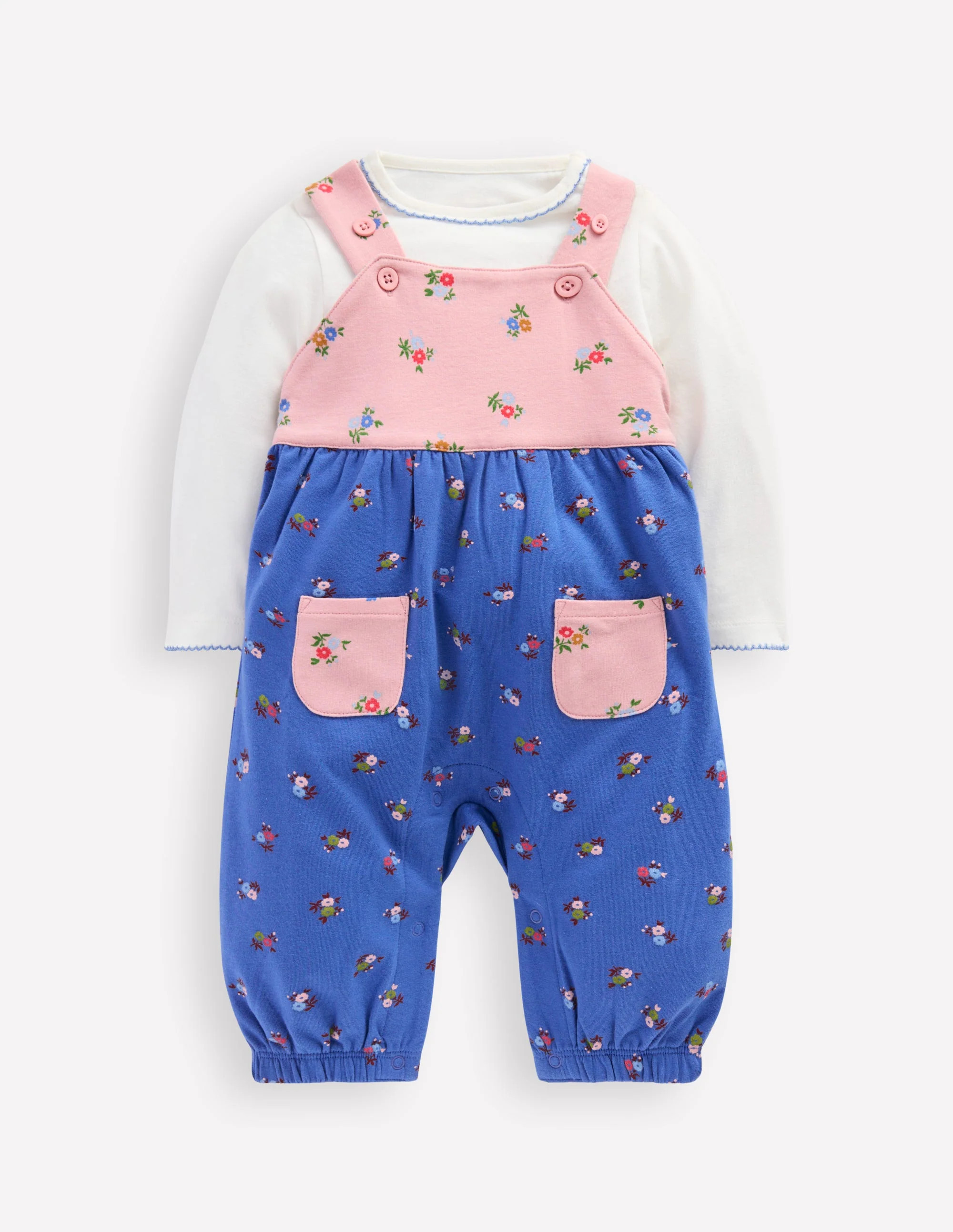 Jersey Overalls Set-Multi Spaced Ditsy | Boden (US)