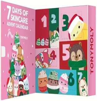 TONYMOLY x Squishmallows 7-Day Advent Calendar, Limited Edition Holiday Skincare Gift Set, Includ... | Amazon (US)