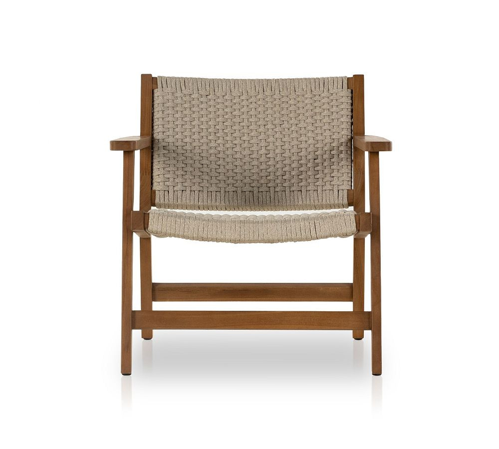 Arlo Teak Outdoor Armchair | Pottery Barn (US)