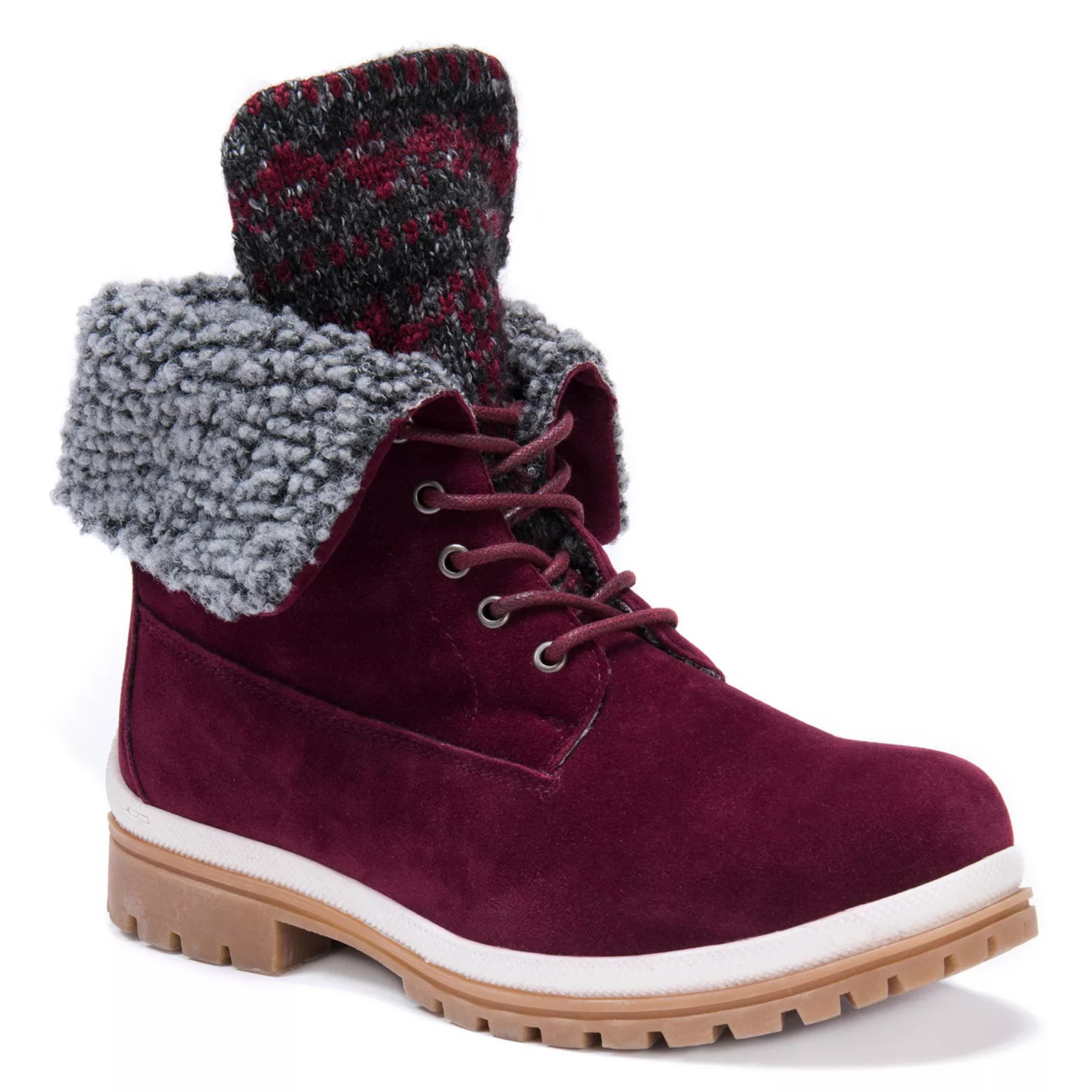 MUK LUKS Megan Women's Water Resistant Winter Boots, Size: 7, Dark Red | Kohl's