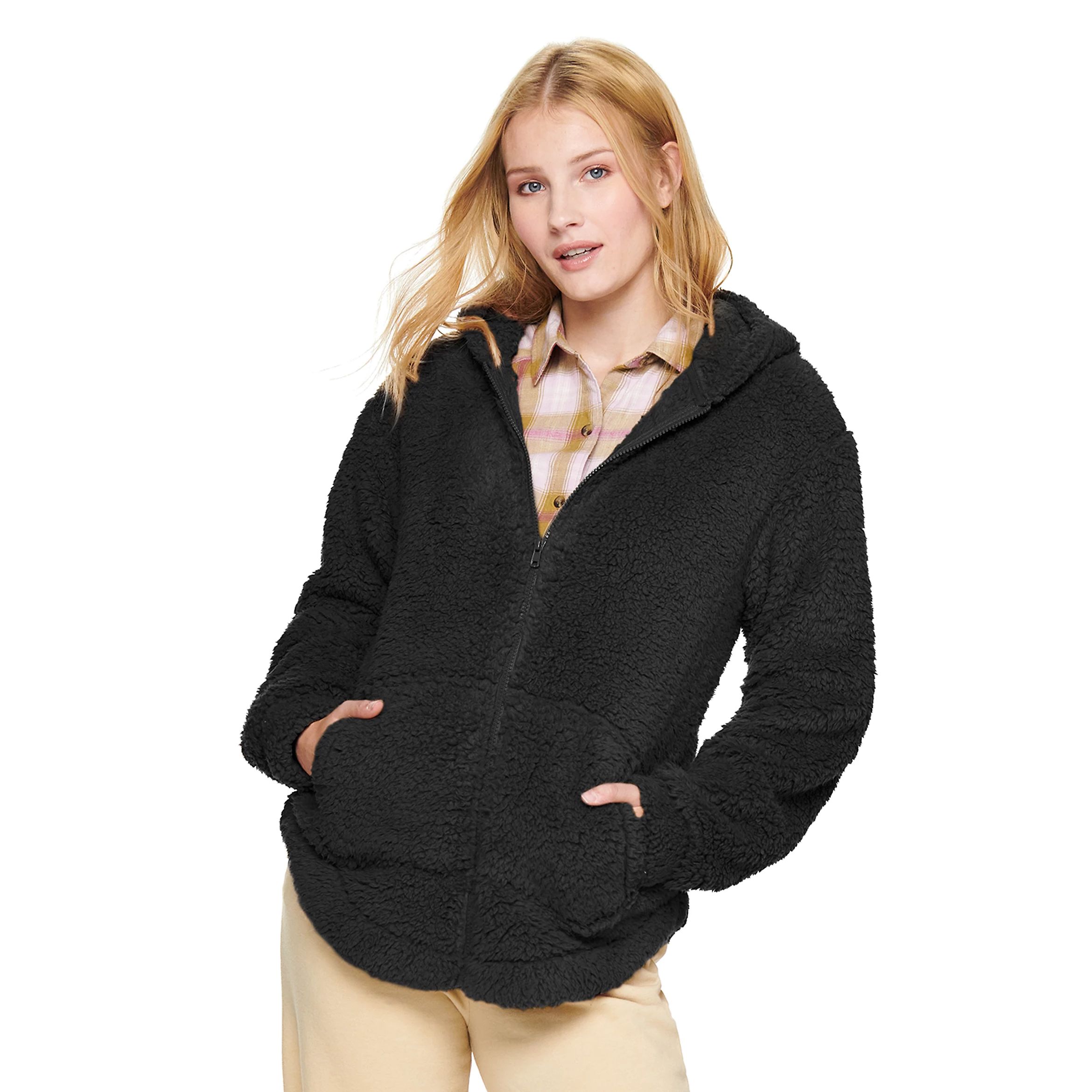 Juniors' SO® Full Zip Sherpa Jacketby SO(158 reviews) | Kohl's