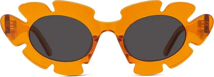 x Paula's Ibiza Flower 47mm Small Cat Eye Sunglasses | Nordstrom