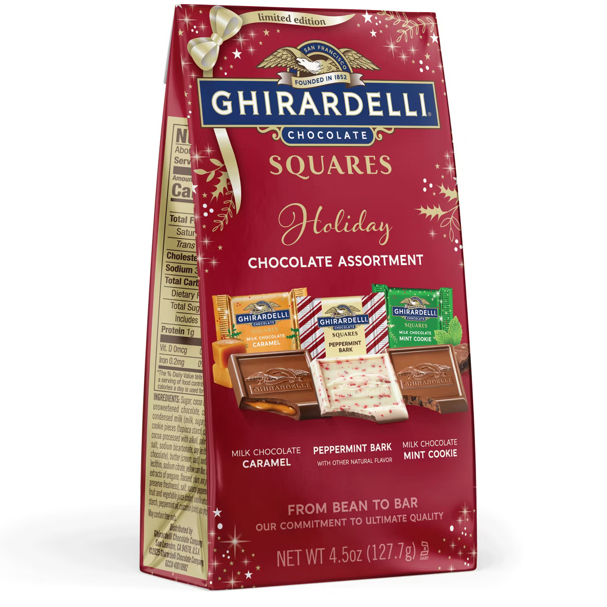 Ghirardelli Christmas Chocolate Assorted Squares Bag - 4.5oz | Target