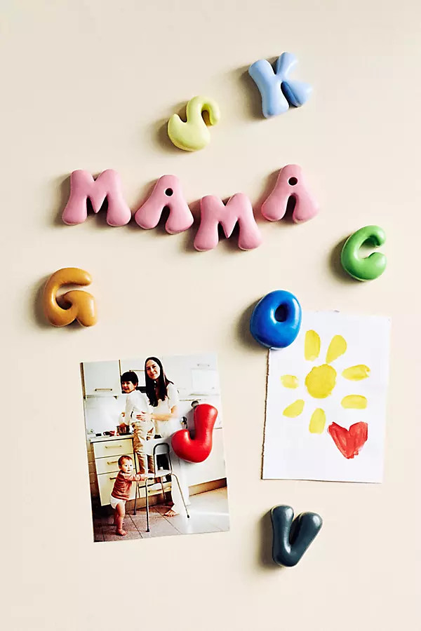 Bubble Letter Magnets | Anthropologie (US)