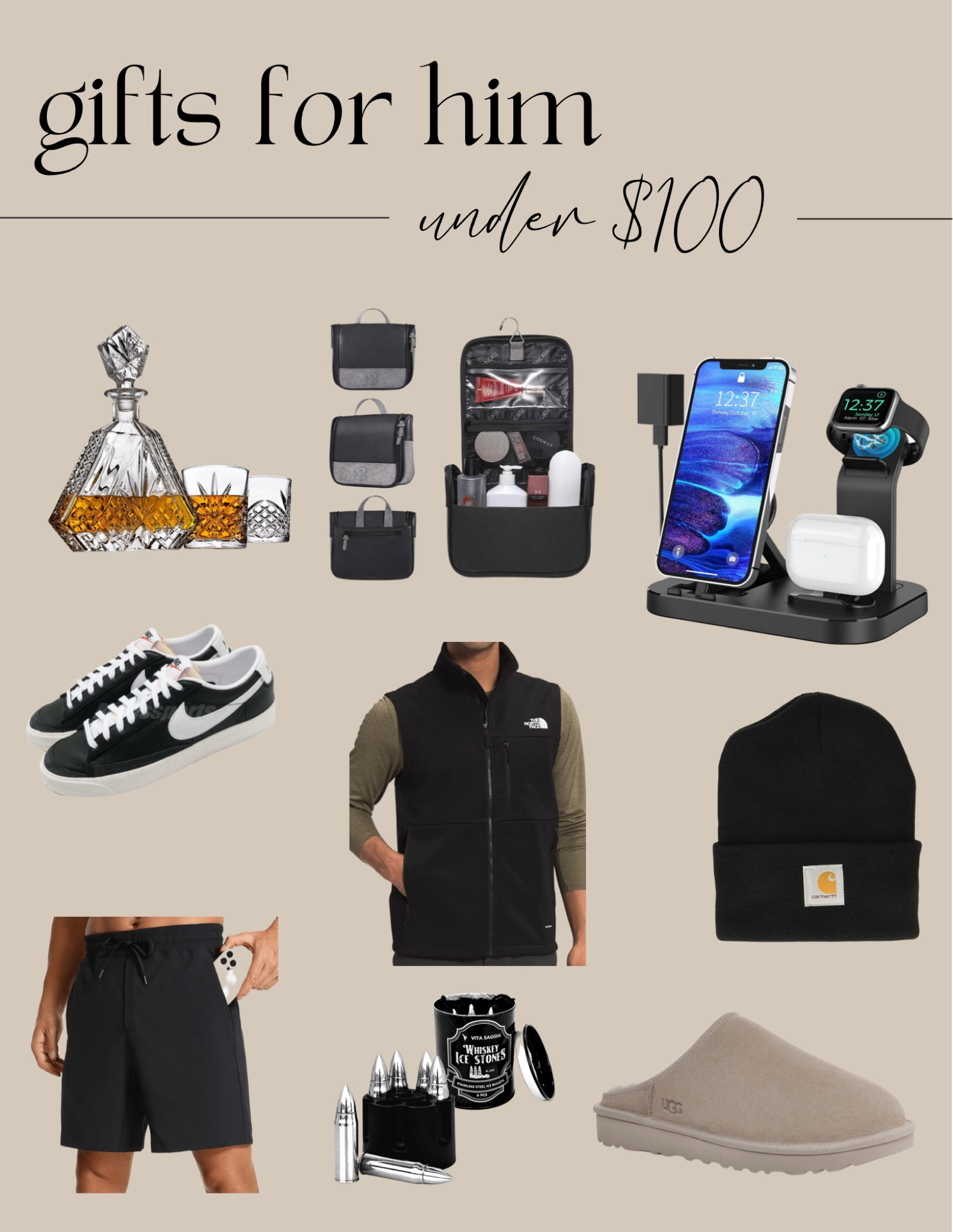 Gifts for him under $100, Husband Gift Ideas, Boyfriend Gifts, Gifts for men! Mens shoes, sneakers, charging station, beanie, cold weather accessories, Nike blazers, north face, athletic shorts, lulu dupe #giftsforhim #mensgifts #husbandgifts #boyfriendgifts


#LTKGiftGuide #LTKmens #LTKunder100
