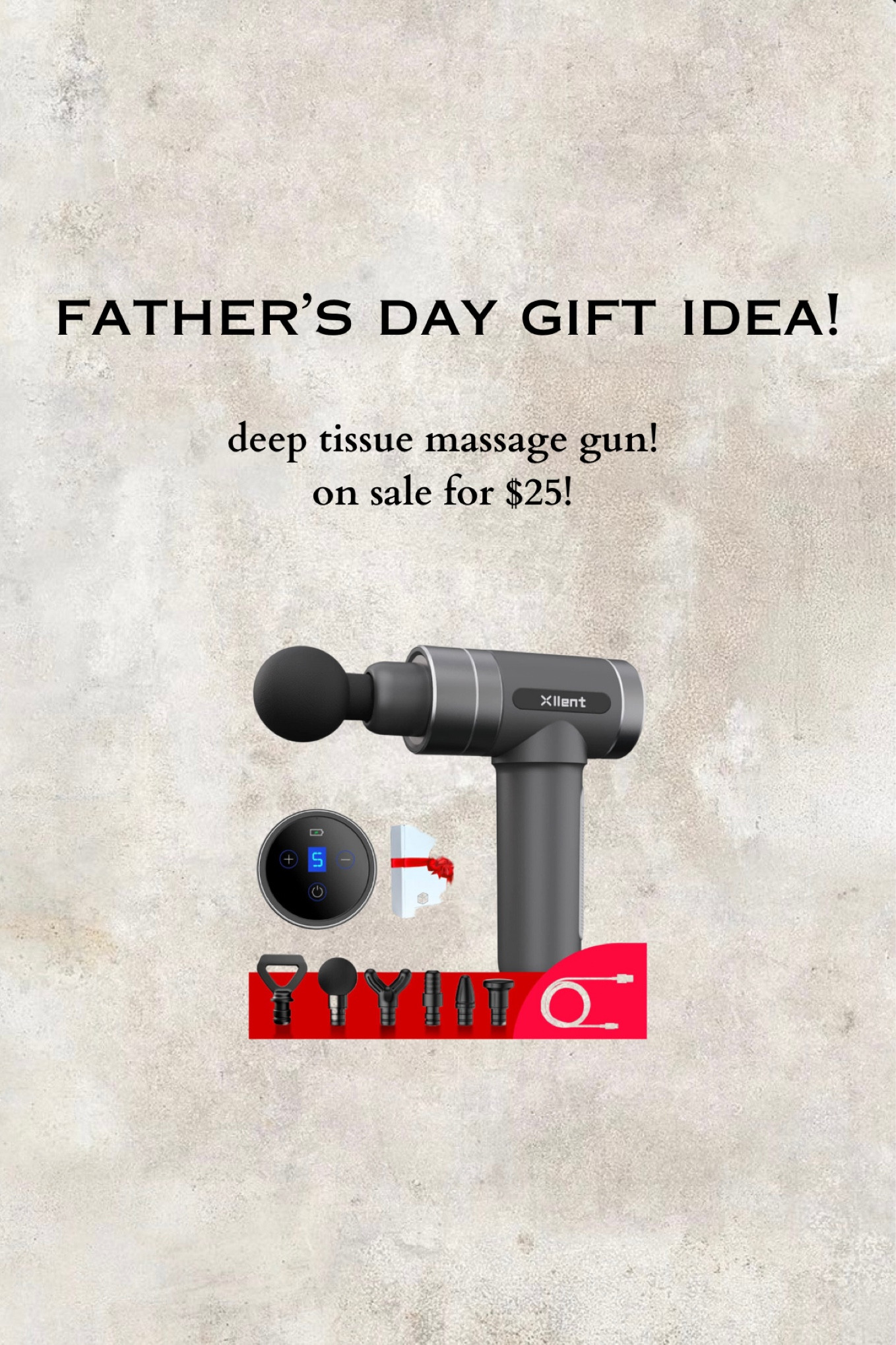 father’s day gift idea! 
deep tissue massage gun on amazon !

#LTKGiftGuide #LTKmens #LTKunder50