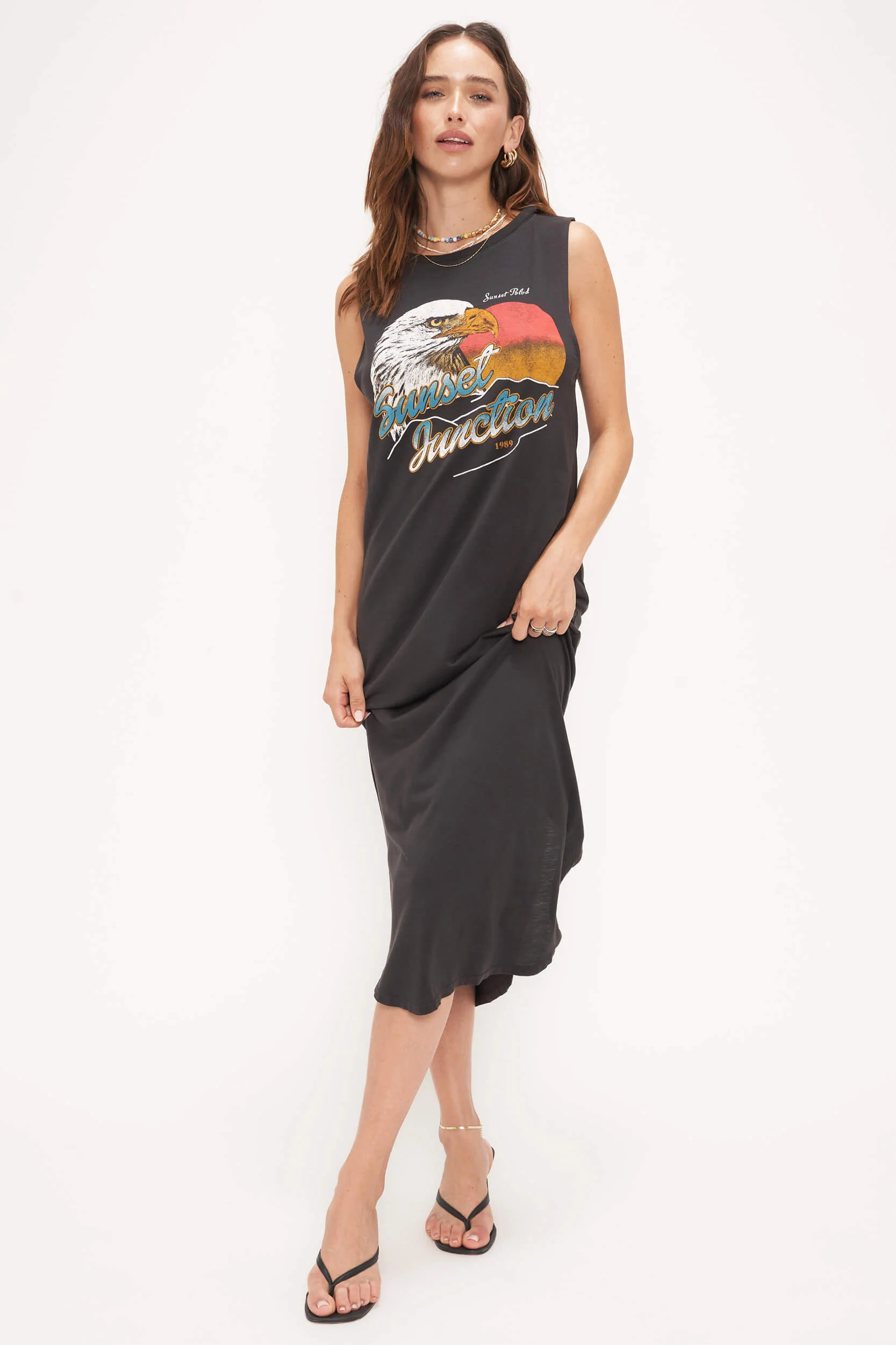Sunset Junction Tank Dress - VW Black | Project Social T