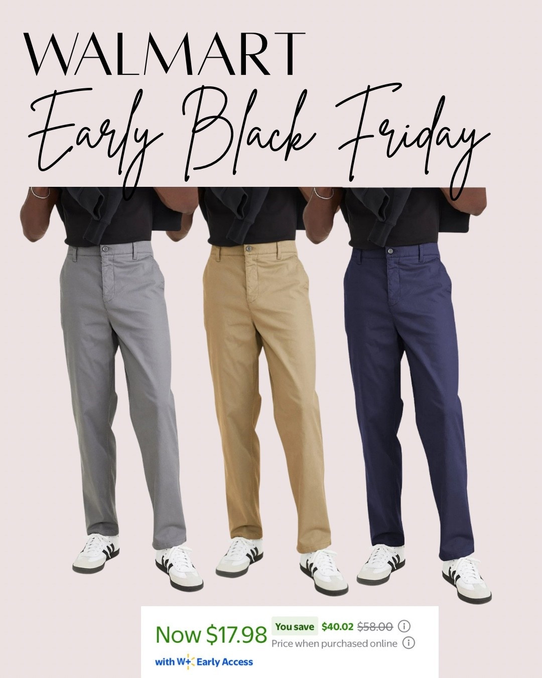 Walmart early Black Friday deal // men’s pants 





Men’s gift idea
Walmart finds
Walmart deals
Men’s outfit 
Men’s clothing 
Men’s dress pants 

#LTKCyberWeek #LTKMens #LTKSaleAlert
