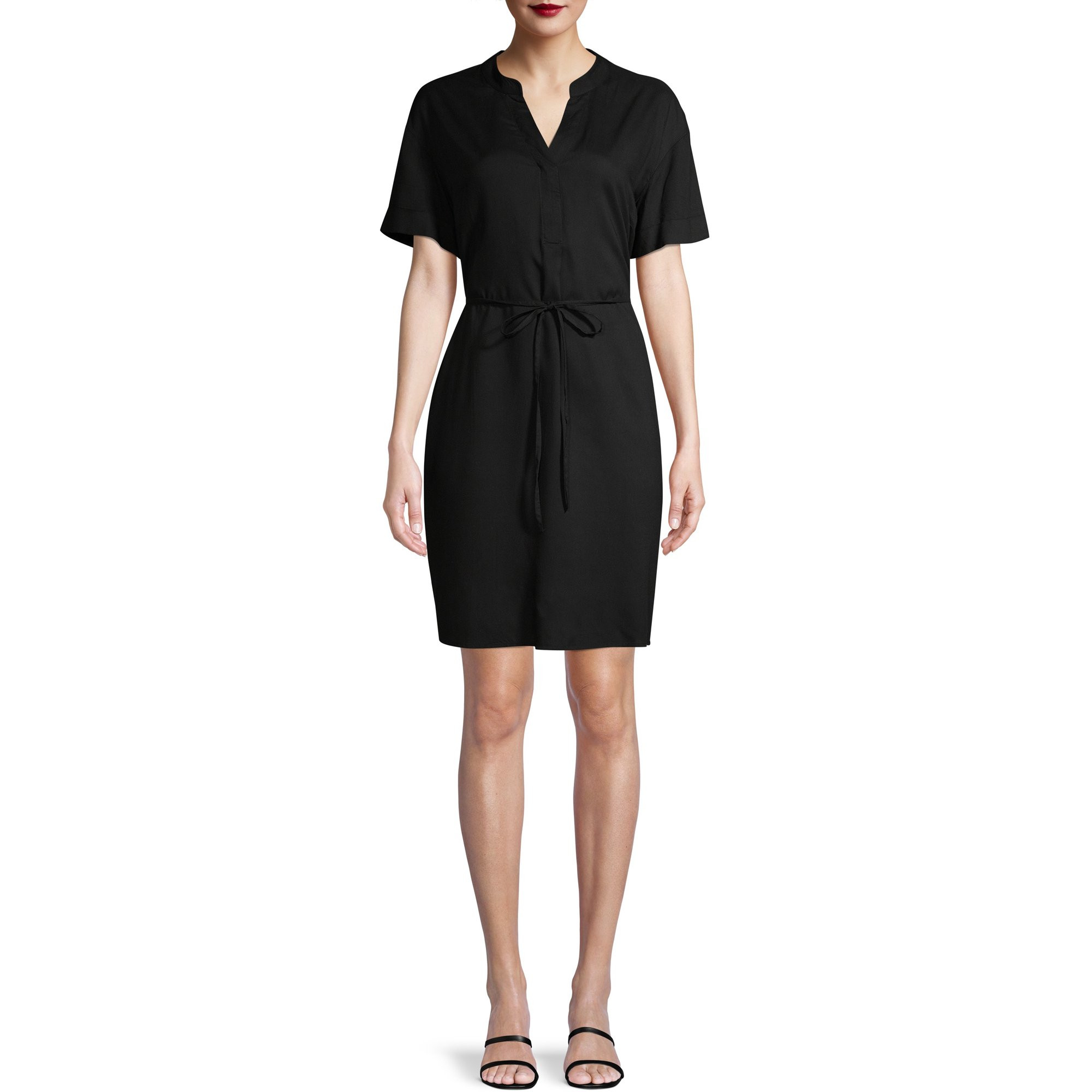 Time and Tru Women's Woven Shirtdress | Walmart (US)