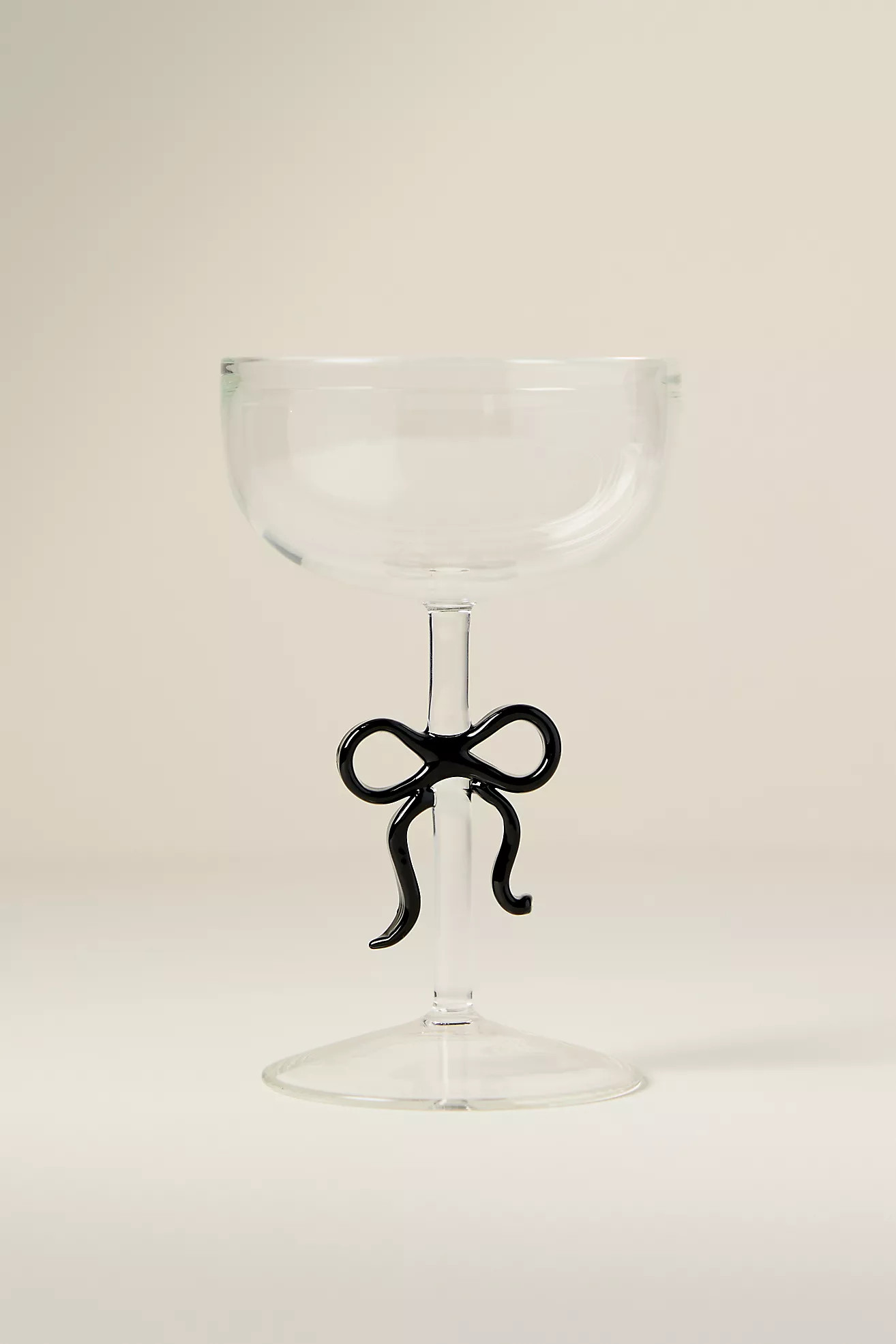 Benedita Bow Coupe Glass | Anthropologie (US)