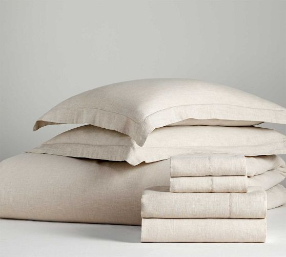 Belgian Flax Linen Bedding Bundle | Pottery Barn (US)