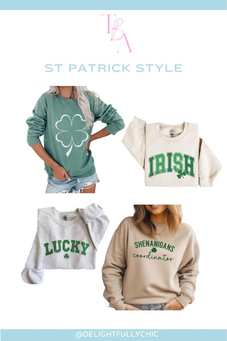 St Patrick's Day tops 
St patty's 
Amazon find 
Irish 

#LTKSeasonal #LTKstyletip #LTKtravel
