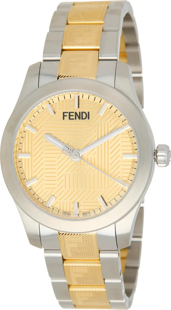 Fendi Shadow Two-Tone Bracelet Watch, 40mm | Nordstromrack | Nordstrom Rack