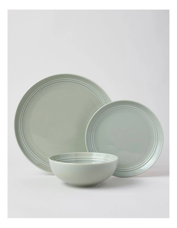 HeritageAvenue 12pc Dinner Set in Sage Green | Myer