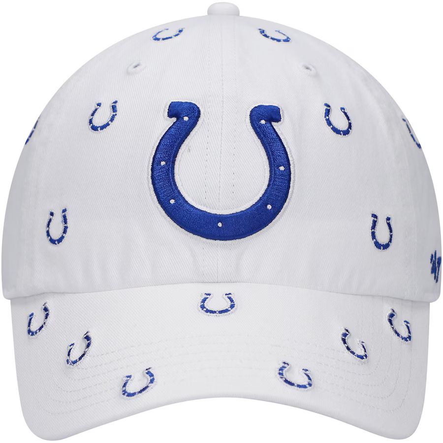 Indianapolis Colts '47 Women's Confetti Clean Up Adjustable Hat - White | Fanatics