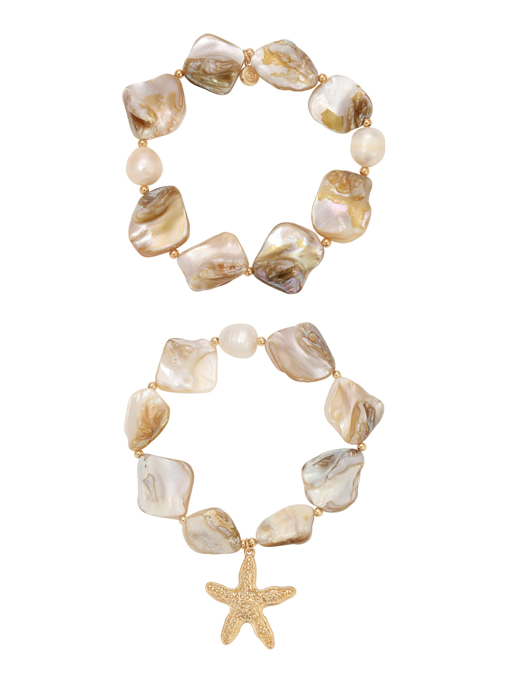 True Shell Bracelet Set | Ettika