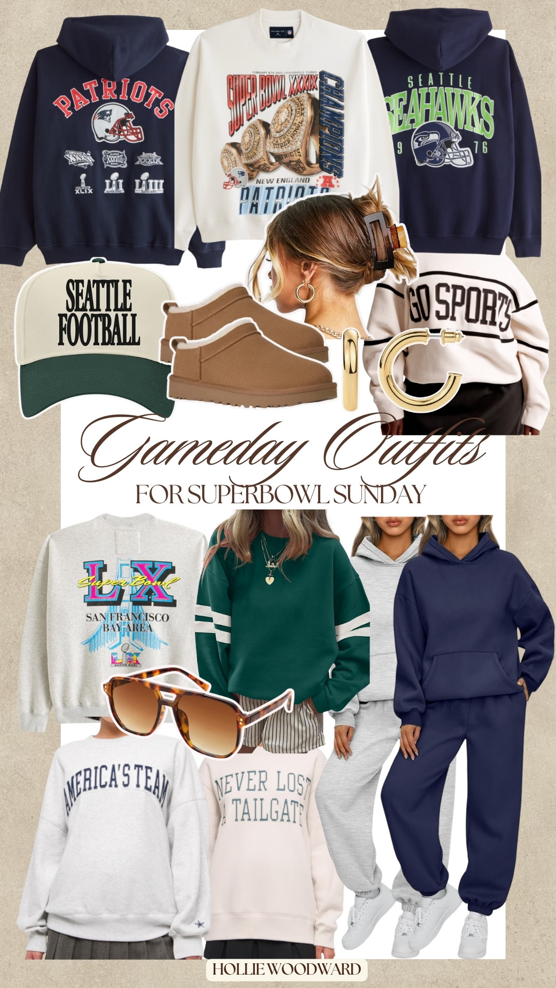 the cutest gameday outfits for superbowl sunday! 🏈 

 