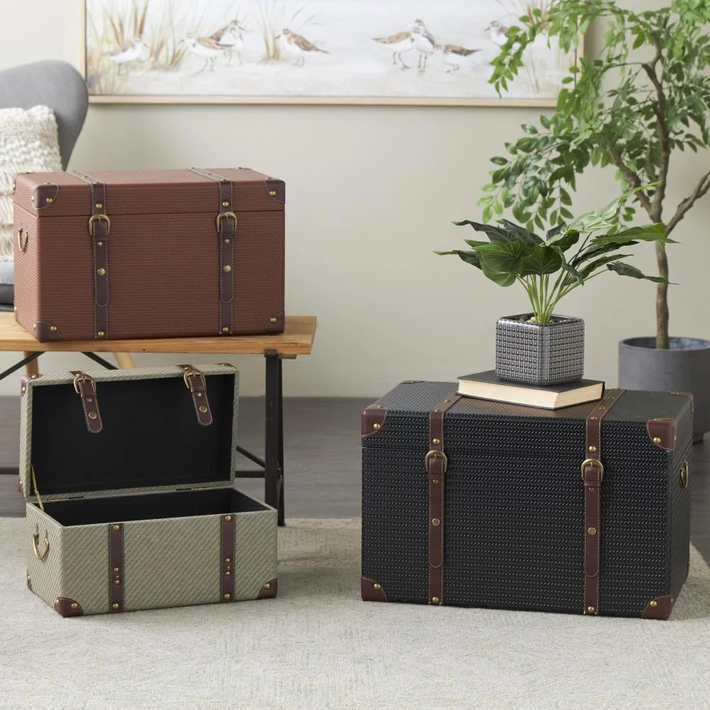 Charlostin 3 Piece Vintage Trunk | Wayfair North America