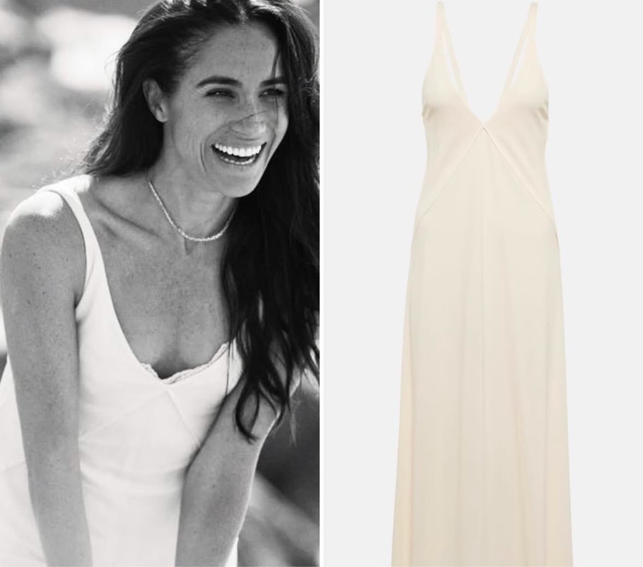 Meghan Markle’s white dress from her Instagram is Khaite

#LTKOver40 #LTKStyleTip #LTKWedding