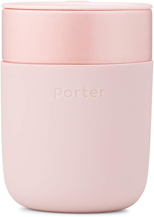 W&P Porter Ceramic Mug w/ Protective Silicone Sleeve, Cream 12 Ounces | On-the-Go | Reusable Cup ... | Amazon (US)