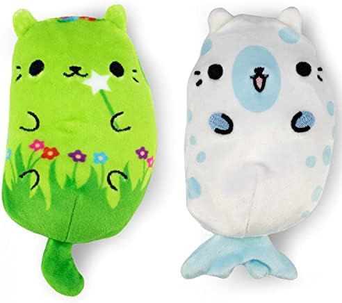 Cats vs Pickles - Pixie Kitty & Pup Cat - 2-Pack - 4" Squishy Bean Filled Plushies! Collect These... | Amazon (US)