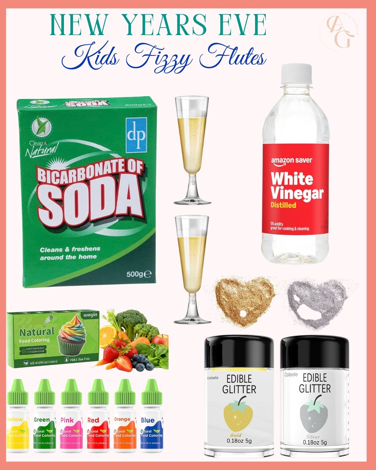 New Years Eve ~ Kids Fizzy Flutes 

#LTKKids #LTKHoliday #LTKHome