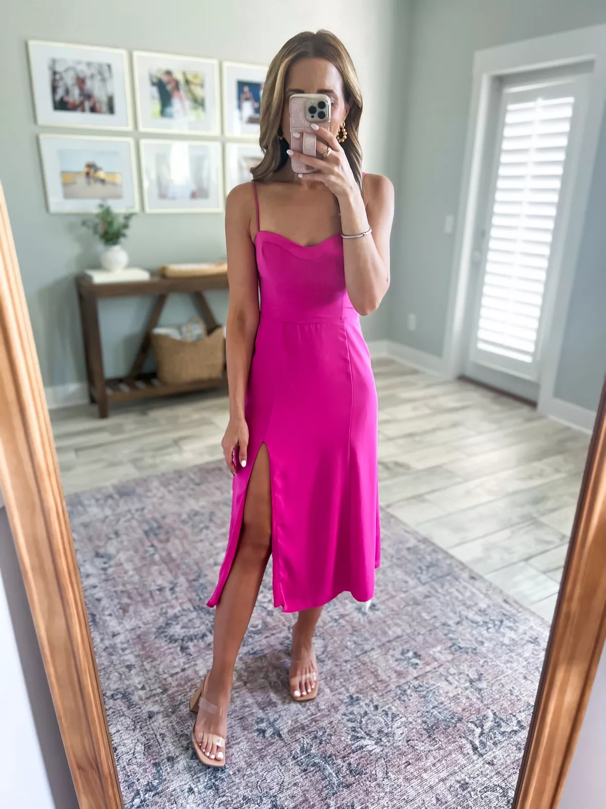 Strappy Ruched Midi Dress - 100% … curated on LTK