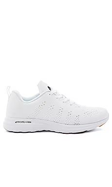 APL: Athletic Propulsion Labs Techloom Pro Sneaker in White, Black & Gum from Revolve.com | Revolve Clothing (Global)