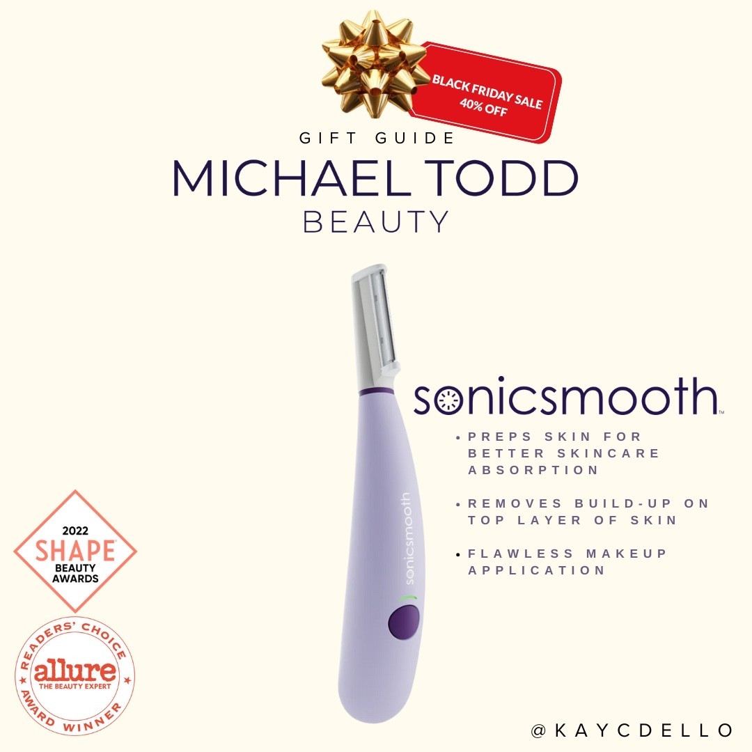 Self-Care Sunday Gifts ✨
For your friend who cancels plans just for skincare 😉
I’m loving the SonicSmooth by Michael Todd Beauty — it’s an early Black Friday deal, 40% off! 🖤
#ad @michaeltoddbeauty #michaeltoddbeauty #winterskincare #beautyessentials #glowingskin

#LTKBeauty #LTKGiftGuide #LTKHoliday