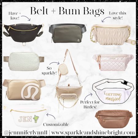 The belt + bum bag has been a trend for a while now + I don’t see it going away anytime soon. I rounded up a bunch of cute bags in all different styles + price points 

#LTKFind #LTKunder100 #LTKitbag