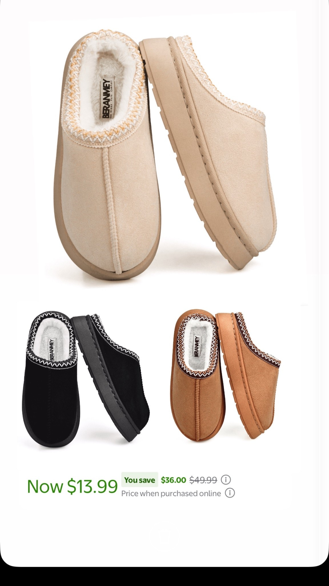 BERANMEY Cozy Platform Fuzzy Slippers for Women and Men Short Ankle Slippers with Anti-Slip Sole Lined with Warm Furry Perfect for Indoor & Outdoor Use 
#walmart 
#LTKStyleTip 

#LTKSaleAlert #LTKSeasonal