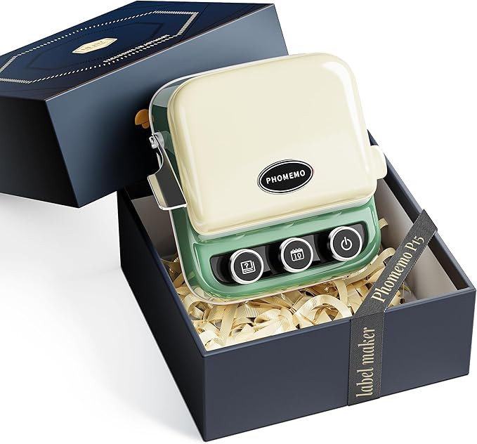 Phomemo P15 Ribbon Printer, Rich Text/Icon Custom Ribbons Mini Bluetooth Portable Label Maker Mac... | Amazon (US)