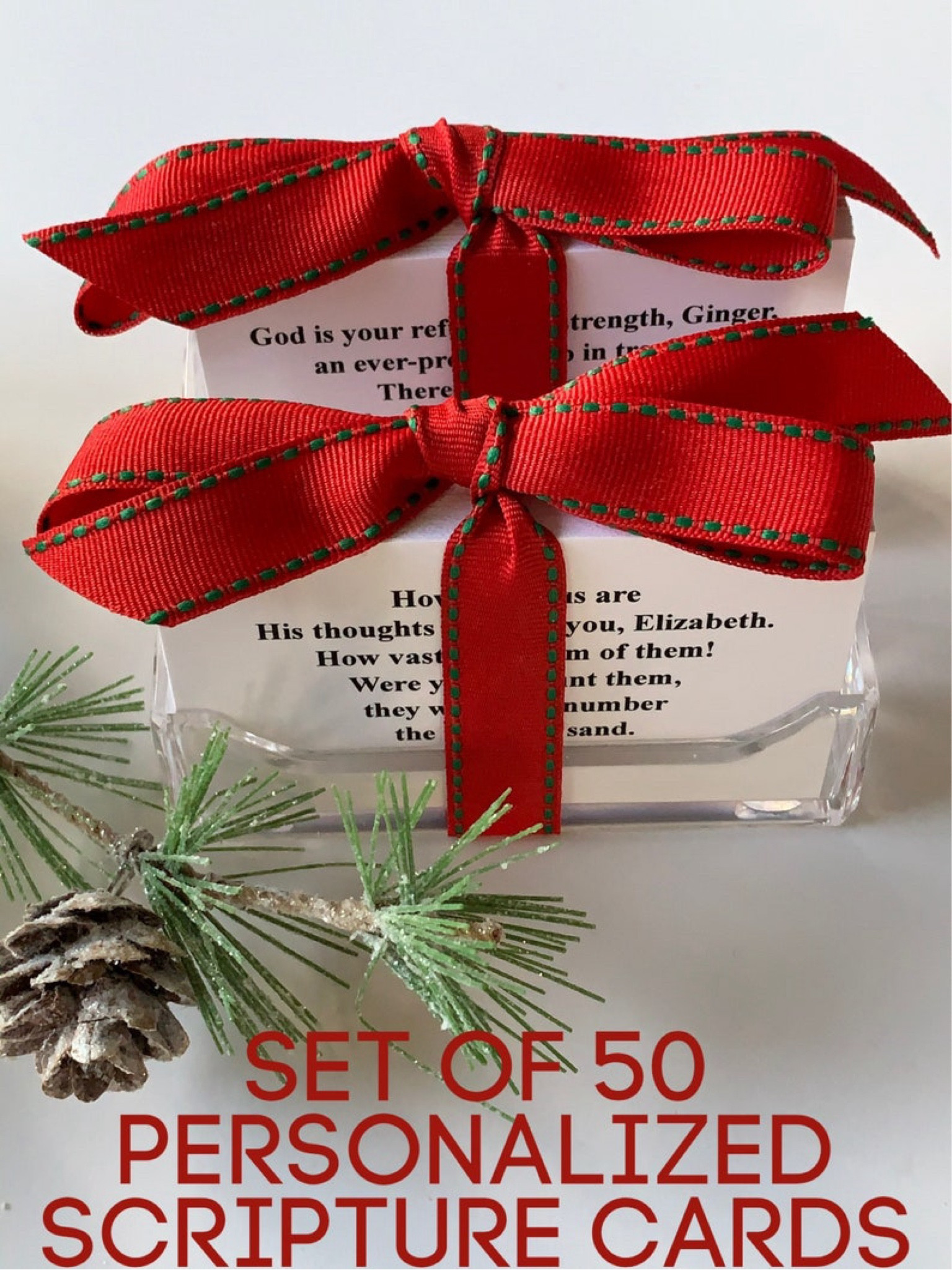 These personalized scripture cards make the best gifts! 🎁

#LTKHome #LTKFamily #LTKHoliday