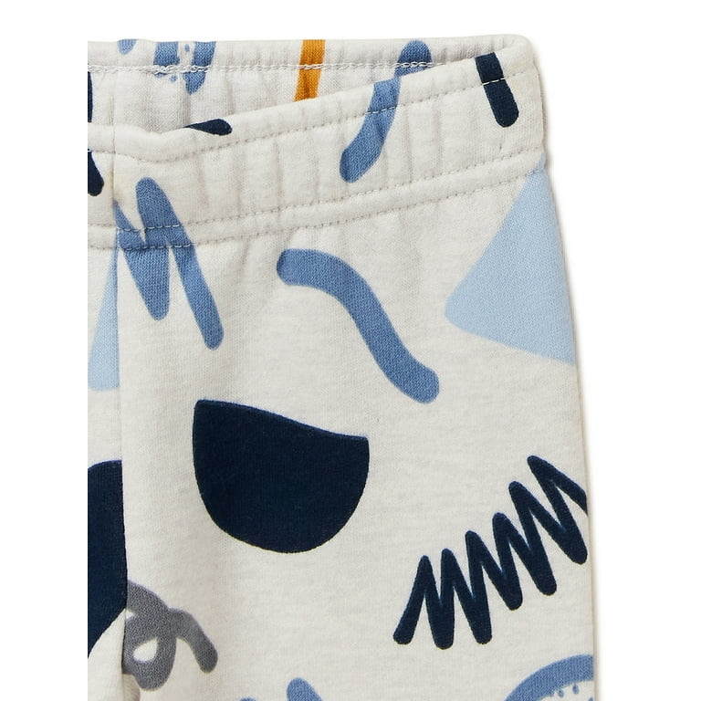 Garanimals Baby Boys Print Fleece Joggers, Sizes 6 Months-24 Months | Walmart (US)
